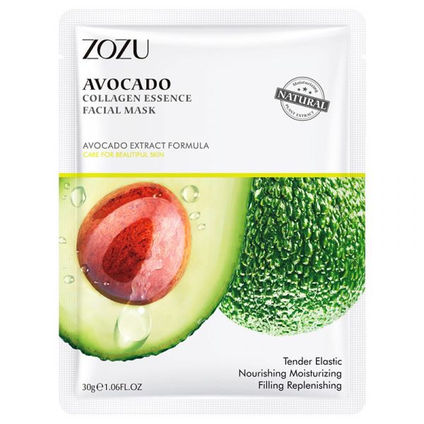 Smoothing mask with avocado extract and collagen ZOZU (22538)